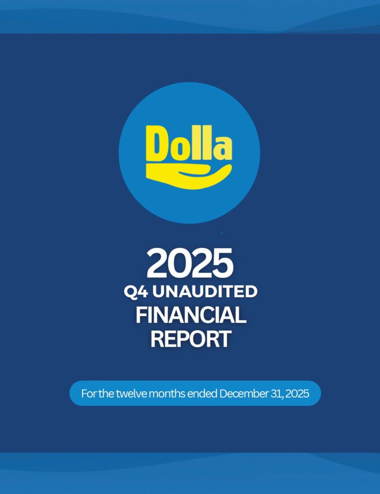 DOLLA Unaudited Interim Financial Statements for the year ended December 31, 2025